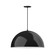 XL Choices One Light Pendant in Black w/White Interior (518|PEB2294144C24)