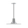 Radial One Light Pendant in Painted Galvanized (518|PEB15949C21)