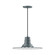 Radial One Light Pendant in Slate Gray (518|PEB15940C24)