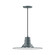 Radial One Light Pendant in Slate Gray (518|PEB15940)