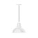 Cafe One Light Pendant in White (518|PEB10744)