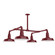 Warehouse Four Light Pendant in Barn Red (518|MSP18155G05)
