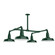 Warehouse Four Light Pendant in Forest Green (518|MSP18142T36)