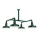 Warehouse Four Light Pendant in Forest Green (518|MSP18142T30)