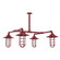 Vaportite Four Light Pendant in Barn Red (518|MSP05255)