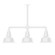 Warehouse Three Light Pendant in White (518|MSK18044T30)