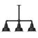 Warehouse Three Light Pendant in Black (518|MSK18041T48)