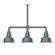 Warehouse Three Light Pendant in Slate Gray (518|MSK18040)