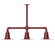 Radial Three Light Pendant in Barn Red (518|MSK15755T24G05)