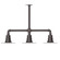 Radial Three Light Pendant in Architectural Bronze (518|MSK15751T30G05)