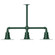 Radial Three Light Pendant in Forest Green (518|MSK15742T30)