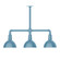 Deep Bowl Three Light Pendant in Light Blue (518|MSK11454)