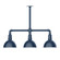 Deep Bowl Three Light Pendant in Navy (518|MSK11450T24W08)