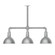 Deep Bowl Three Light Pendant in Painted Galvanized (518|MSK11449T30)