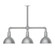 Deep Bowl Three Light Pendant in Painted Galvanized (518|MSK11449T24W08)