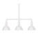 Deep Bowl Three Light Pendant in White (518|MSK11444T30)