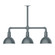 Deep Bowl Three Light Pendant in Slate Gray (518|MSK11440T30)