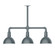 Deep Bowl Three Light Pendant in Slate Gray (518|MSK11440)