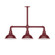 Cafe Three Light Pendant in Architectural Bronze (518|MSK10551T48G05)