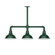 Cafe Three Light Pendant in Forest Green (518|MSK10542T48)
