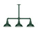 Cafe Three Light Pendant in Forest Green (518|MSK10542)