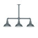 Cafe Three Light Pendant in Slate Gray (518|MSK10540T48G05)