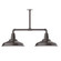 Warehouse Two Light Pendant in Architectural Bronze (518|MSD18451W16)