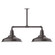 Warehouse Two Light Pendant in Architectural Bronze (518|MSD18451T24)