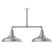 Warehouse Two Light Pendant in Painted Galvanized (518|MSD18449T48)