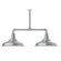 Warehouse Two Light Pendant in Painted Galvanized (518|MSD18449T30W16)