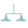 Warehouse Two Light Pendant in Sea Green (518|MSD18448T48)