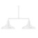 Warehouse Two Light Pendant in White (518|MSD18444T36)