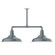 Warehouse Two Light Pendant in Slate Gray (518|MSD18440T36)