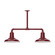 Warehouse Two Light Pendant in Barn Red (518|MSD18255W12)