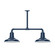 Warehouse Two Light Pendant in Navy (518|MSD18250T48)