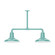 Warehouse Two Light Pendant in Sea Green (518|MSD18248T24)