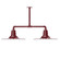 Radial Two Light Pendant in Barn Red (518|MSD15955T36G05)