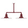 Radial Two Light Pendant in Barn Red (518|MSD15955T24)