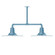 Radial Two Light Pendant in Light Blue (518|MSD15954T24G05)