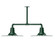 Radial Two Light Pendant in Forest Green (518|MSD15942T36G05)