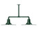 Radial Two Light Pendant in Forest Green (518|MSD15942T24)