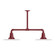 Radial Two Light Pendant in Barn Red (518|MSD15855G05)
