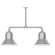 Prima Two Light Pendant in Painted Galvanized (518|MSD12349)