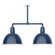 Deep Bowl Two Light Pendant in Navy (518|MSD11750T30)