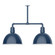 Deep Bowl Two Light Pendant in Navy (518|MSD11750T24)