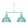 Deep Bowl Two Light Pendant in Sea Green (518|MSD11748T48)