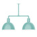 Deep Bowl Two Light Pendant in Sea Green (518|MSD11748T36)