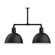 Deep Bowl Two Light Pendant in Black (518|MSD11741T24)