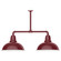 Cafe Two Light Pendant in Barn Red (518|MSD10855W16)