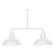 Cafe Two Light Pendant in White (518|MSD10844T48)